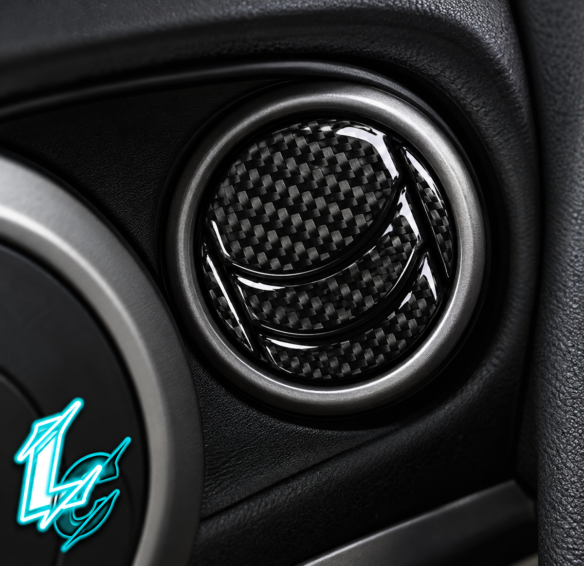 Nissan 370Z (Z34) Carbon Fiber Air Vent Overlay (2009+)