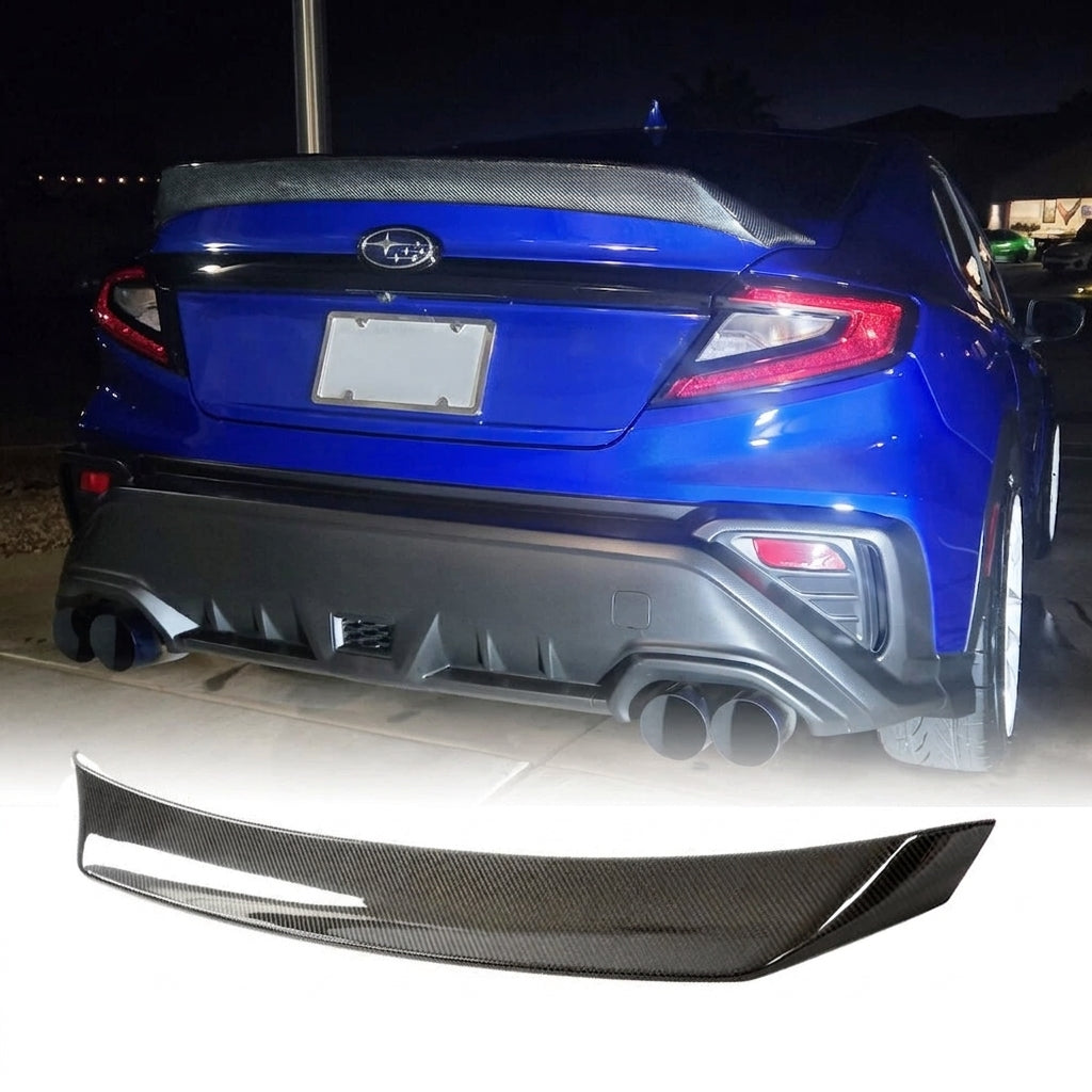 Subaru WRX 2022โ2024- Real Carbon Fiber Rear Trunk Spoiler Wing