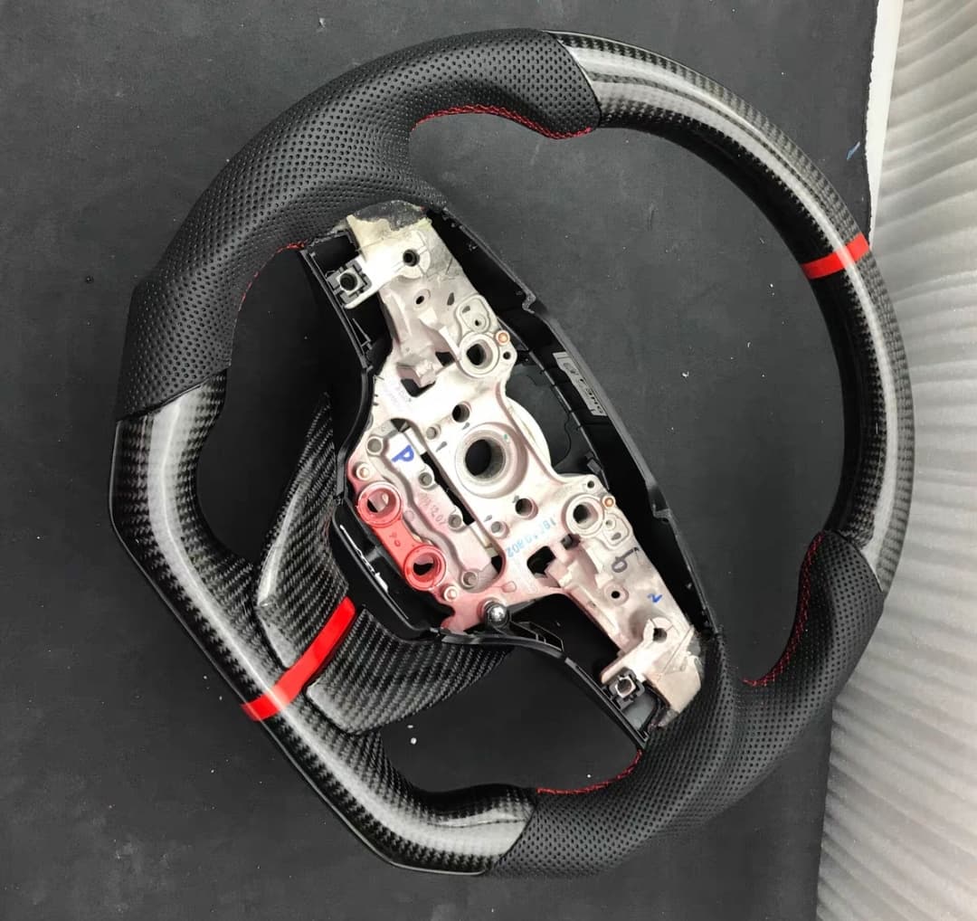 Carbon Fiber Performance Steering Wheel – Hyundai Elantra/Veloster (2019+)