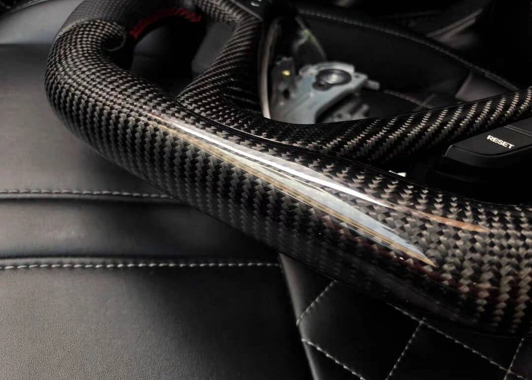 Carbon Fiber Flat Bottom Steering Wheel – Hyundai Veloster (2010–2016)