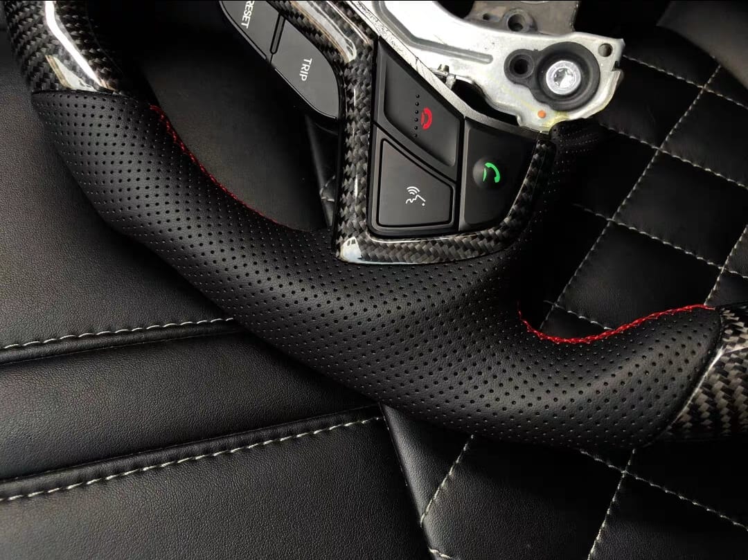 Carbon Fiber Flat Bottom Steering Wheel – Hyundai Veloster (2010–2016)
