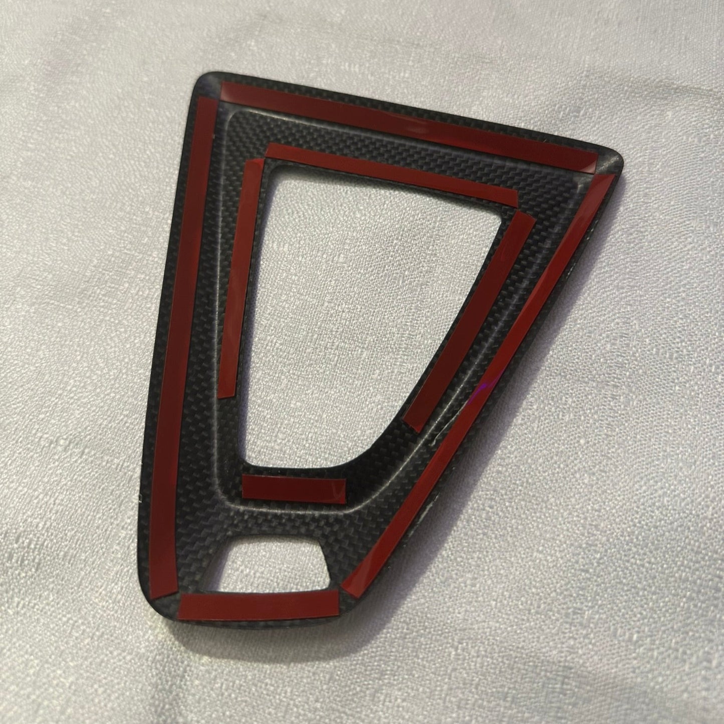 BMW Carbon Fiber Gear Shift Knob & Center Console Trim Cover
