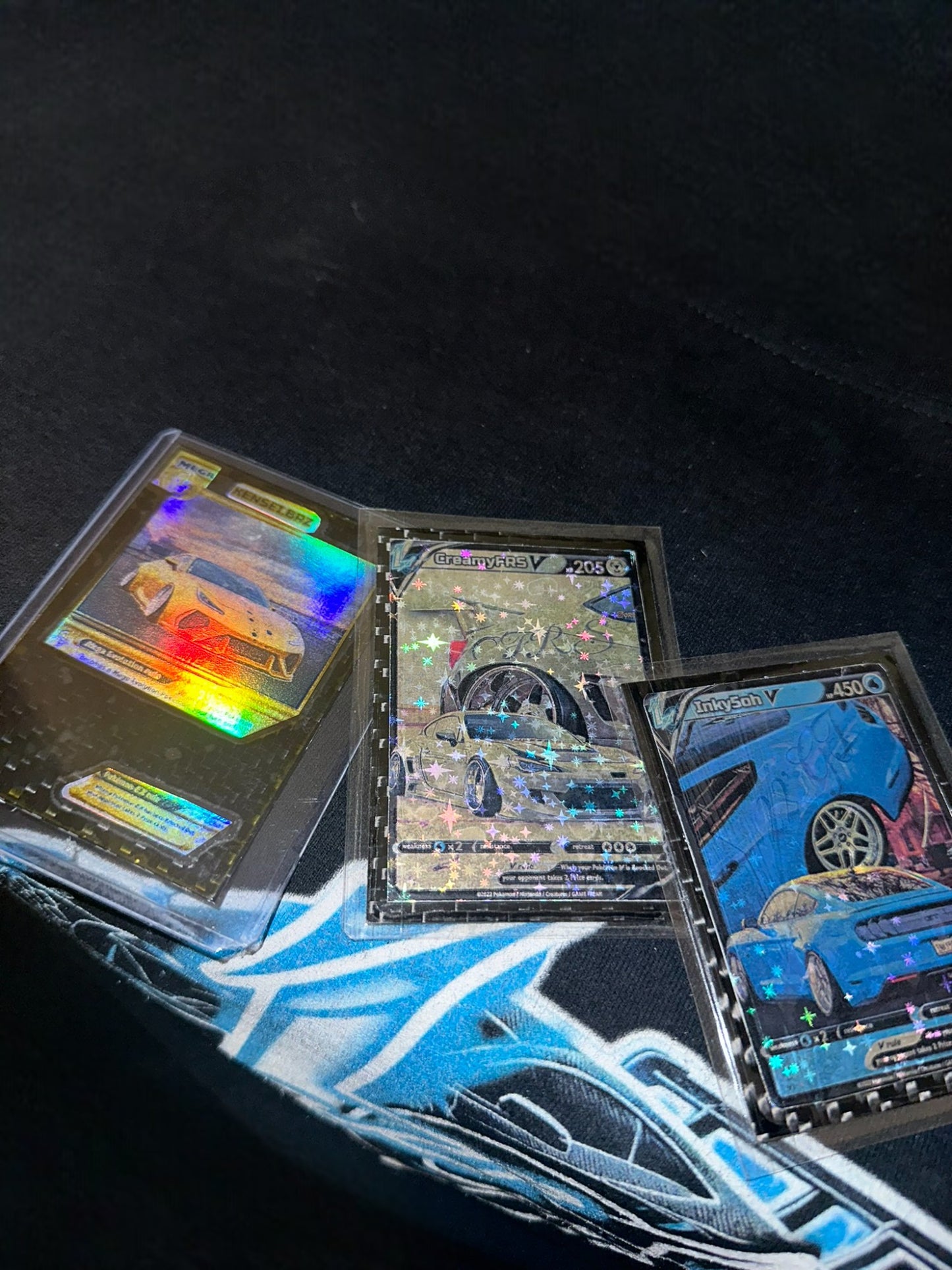 PRO POKECARZ – Edited Custom Carbon Fiber Pokémon-Style Collection Cards!