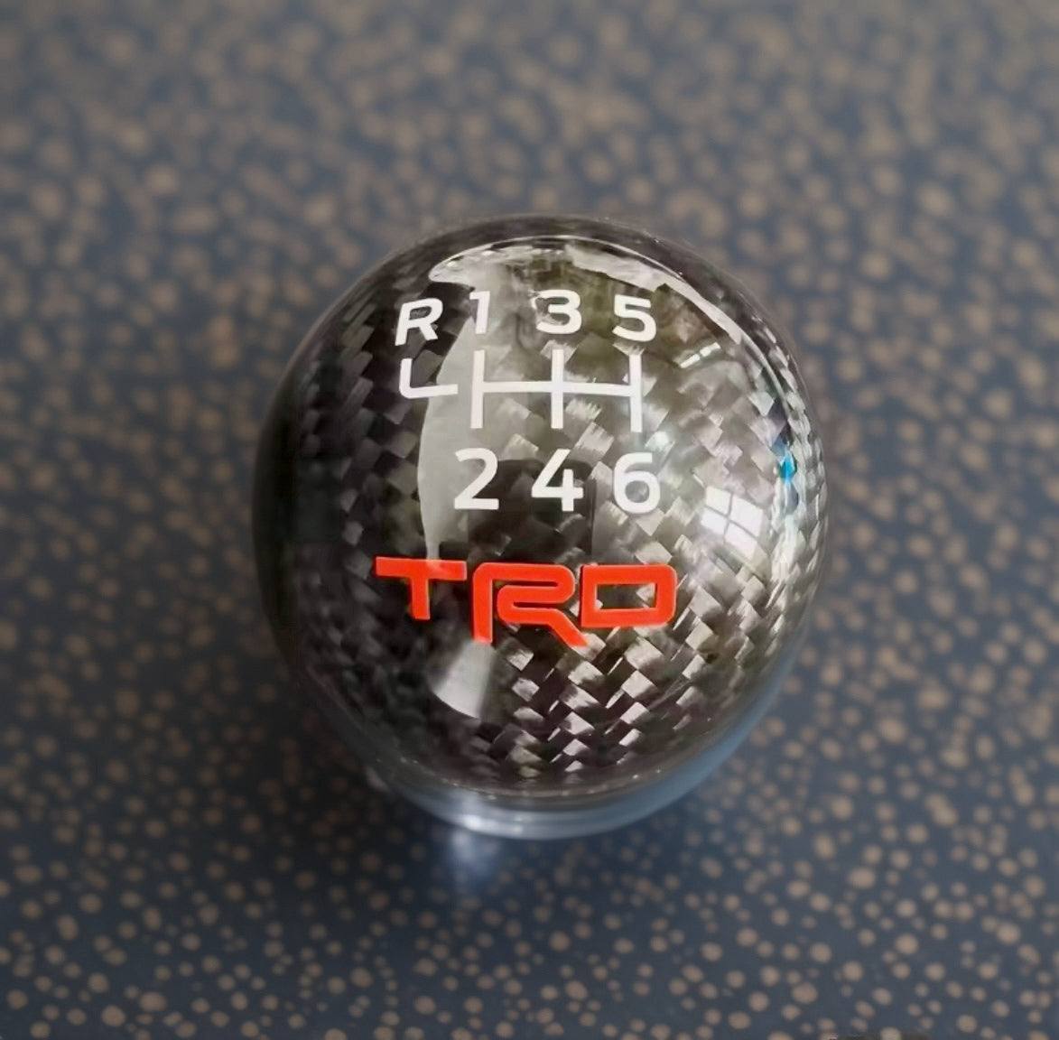 GR/TRD Racing Carbon Fiber Gear Shift Knob for GT86/BRZ
