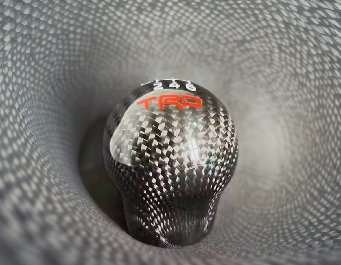 GR/TRD Racing Carbon Fiber Gear Shift Knob for GT86/BRZ