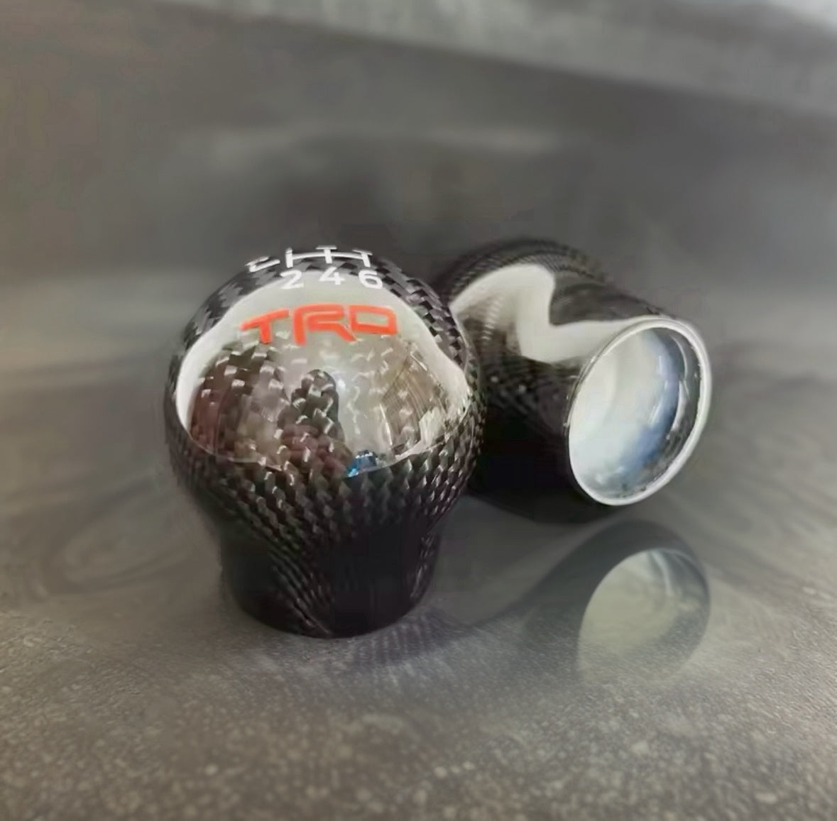 GR/TRD Racing Carbon Fiber Gear Shift Knob for GT86/BRZ