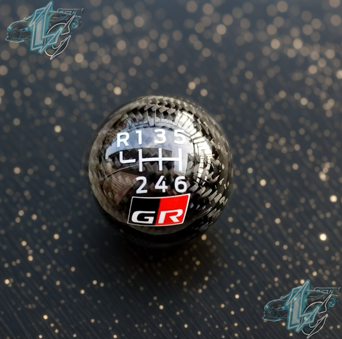 GR/TRD Racing Carbon Fiber Gear Shift Knob for GT86/BRZ