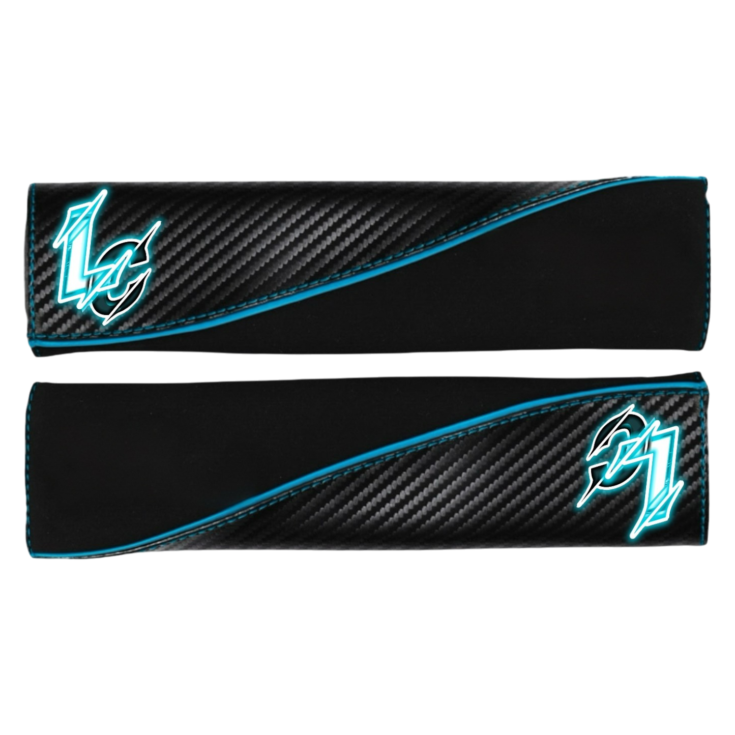 Luminous Carbon Seatbealt Pads