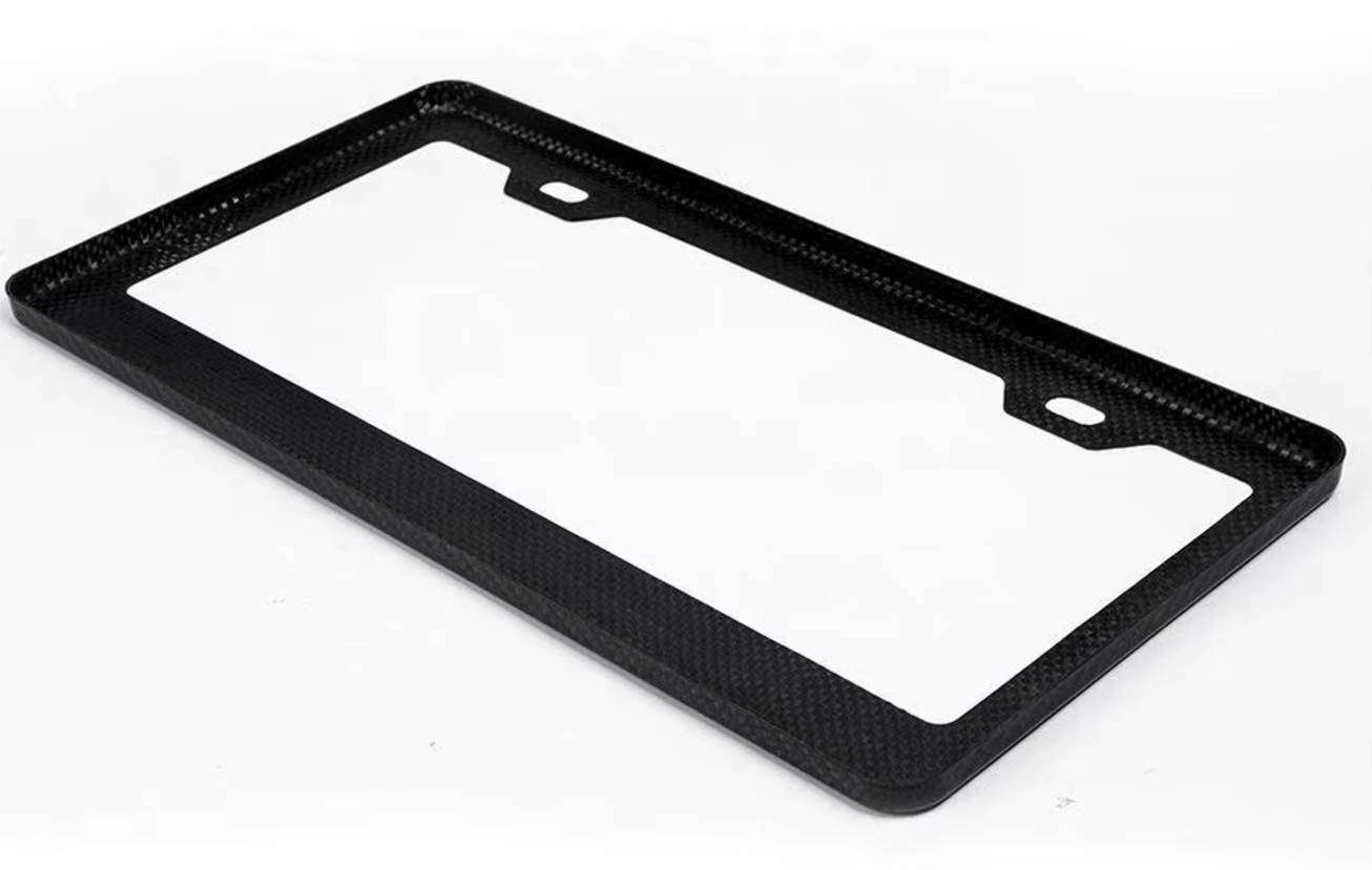 Carbon Fiber License Plate Frame
