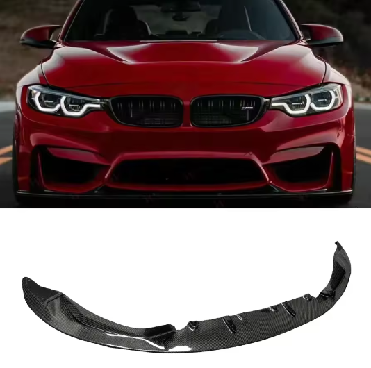BMW F8X M3 & M4 3D Style Carbon Fiber Front Lip