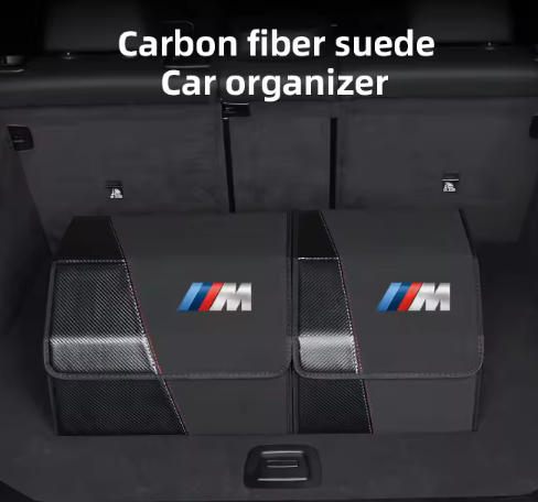 BMW CF Leather/ Suede Trunk Storage Organizer