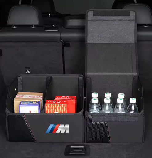 BMW CF Leather/ Suede Trunk Storage Organizer