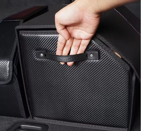 BMW CF Leather/ Suede Trunk Storage Organizer