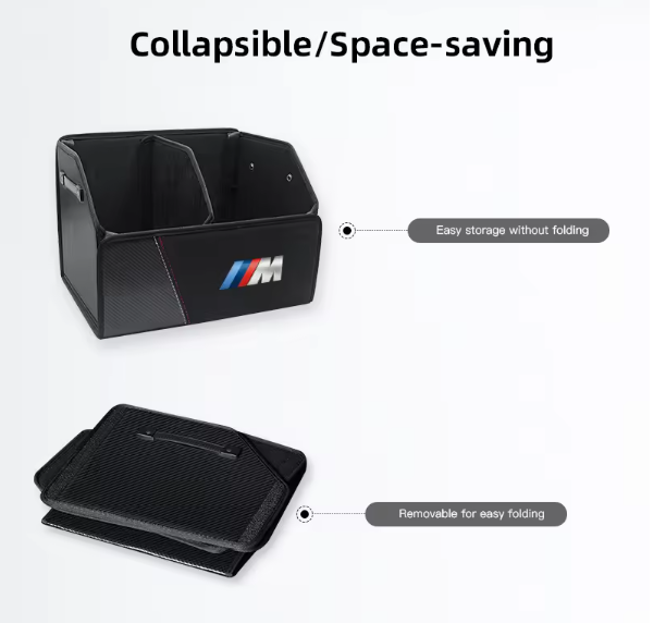 BMW CF Leather/ Suede Trunk Storage Organizer