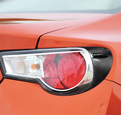Carbon Fiber Taillight Eyebrow/Eyelid Trim for GT86/BRZ