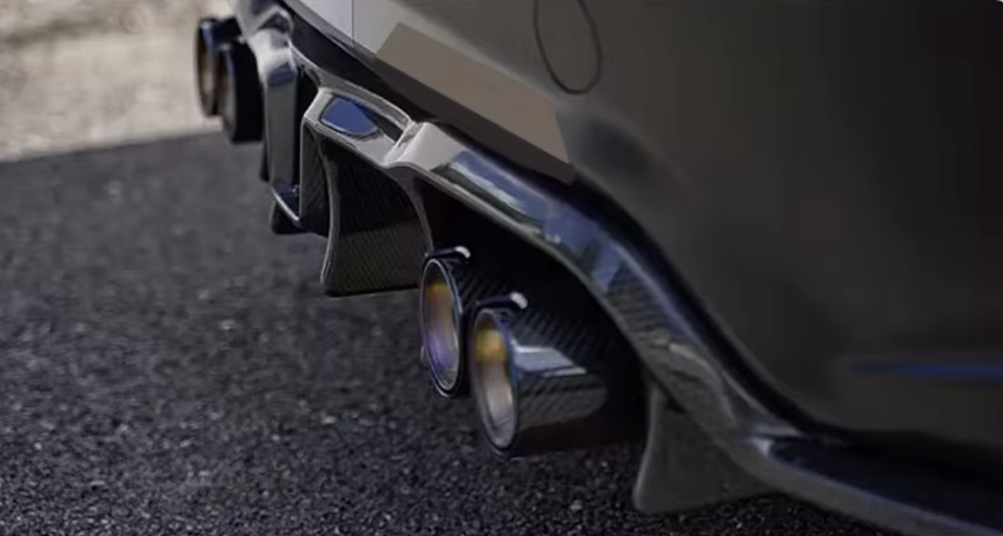 BMW F87 M2/Comp Carbon Fiber Kholen Style Diffuser