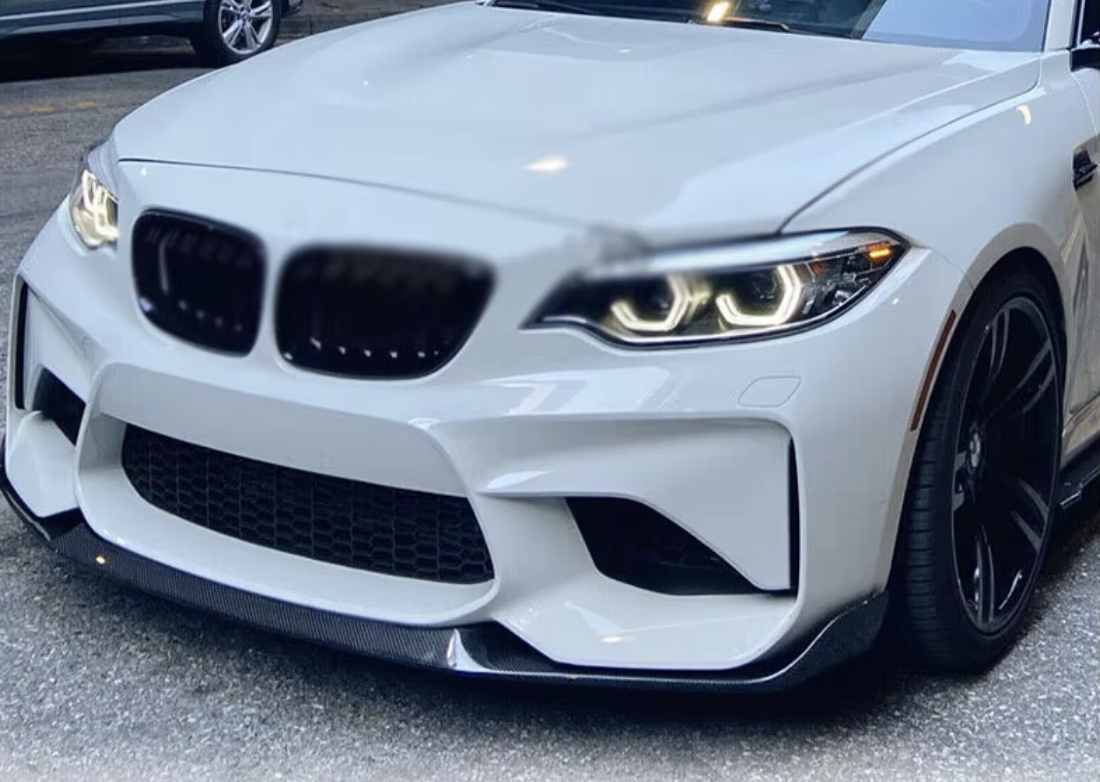 CS Style Carbon Fiber Front Lip for BMW F87 M2 (2016-2018)
