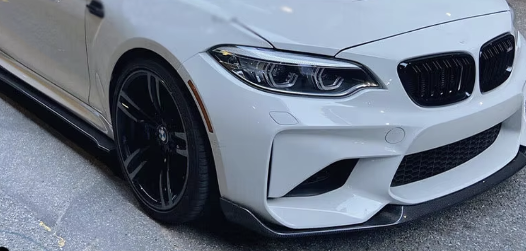 CS Style Carbon Fiber Front Lip for BMW F87 M2 (2016-2018)