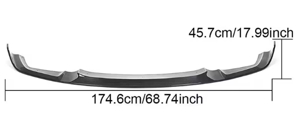 CS Style Carbon Fiber Front Lip for BMW F87 M2 (2016-2018)
