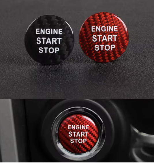 Carbon Fiber Engine Start/Stop Button Cover for Subaru BRZ / Toyota 86