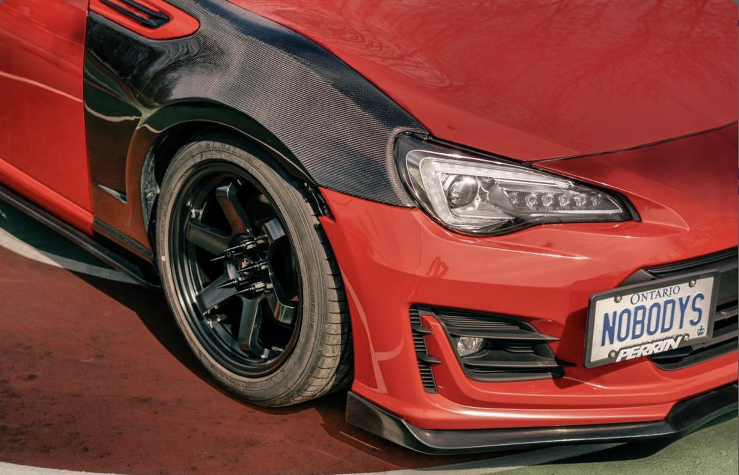STI Style Carbon Fiber Vented Front Fenders for Toyota GT86/ BRZ *Special Order Item*