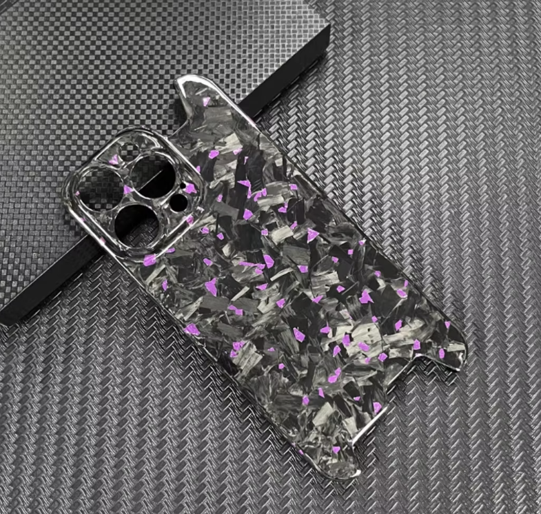 Carbon Fiber Iphone Cases with Flakes