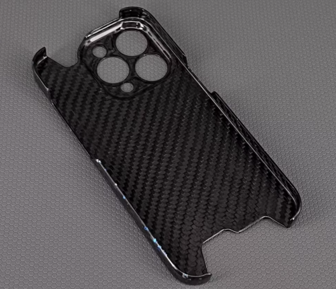 Carbon Fiber Iphone Cases with Flakes