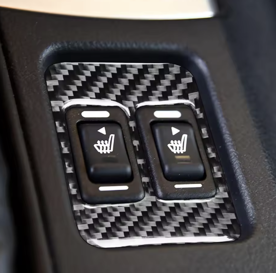 Heated Seat Button Carbon Fiber Sticker - BRZ / GT86