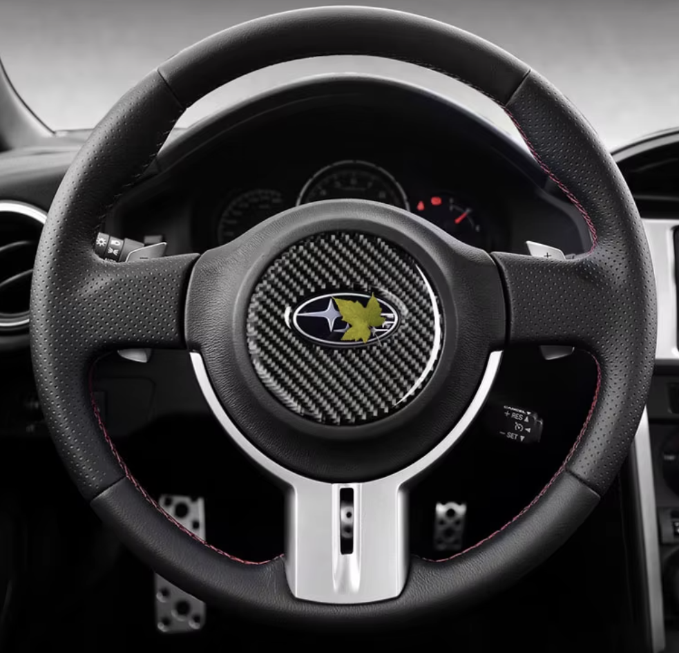Carbon Fiber Steering Wheel Airbag Trim Cover – Subaru BRZ