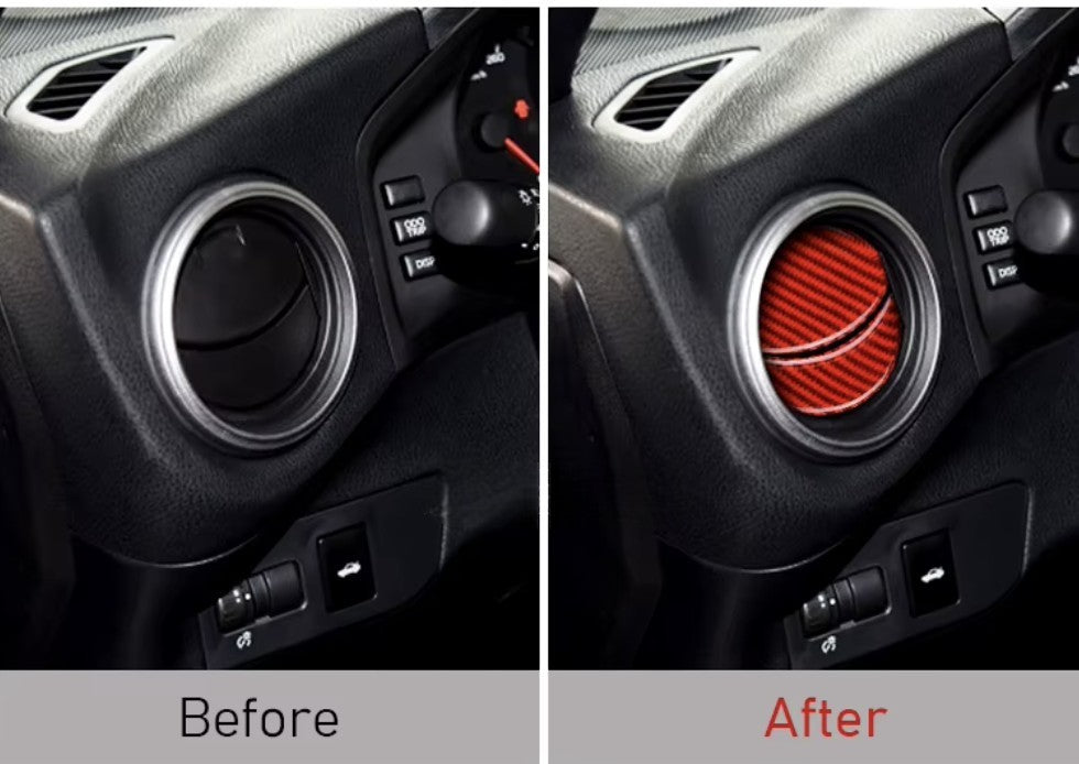 Carbon Fiber AC Vent Overlay Trim – Subaru BRZ / Toyota 86