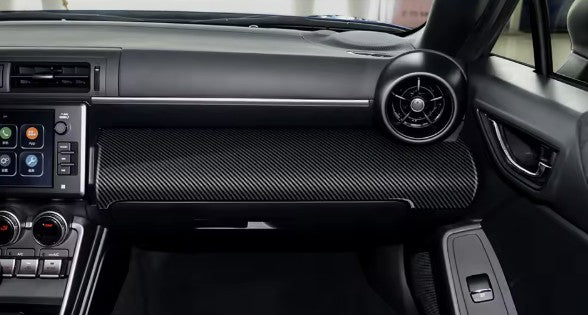 Carbon Fiber Dash Center Console Overlay for Subaru BRZ/ GR86