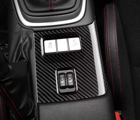 Carbon Fiber Center Button Cover/Overlay- BRZ/ GR86