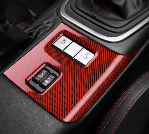 Carbon Fiber Center Button Cover/Overlay- BRZ/ GR86