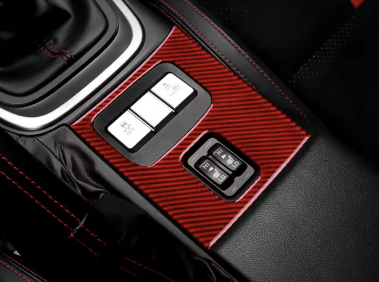 Carbon Fiber Center Button Cover/Overlay- BRZ/ GR86