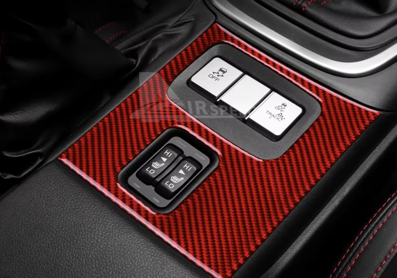 Carbon Fiber Center Button Cover/Overlay- BRZ/ GR86