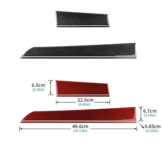 Carbon Fiber Lower Dashboard Trim Panel Overlay for Subaru WRX/STI (2022+)