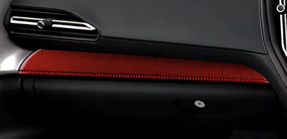 Carbon Fiber Lower Dashboard Trim Panel Overlay for Subaru WRX/STI (2022+)
