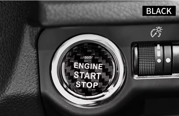 Carbon Fiber Push Button Start Cover- Subaru WRX/Sti