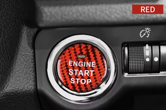 Carbon Fiber Push Button Start Cover- Subaru WRX/Sti