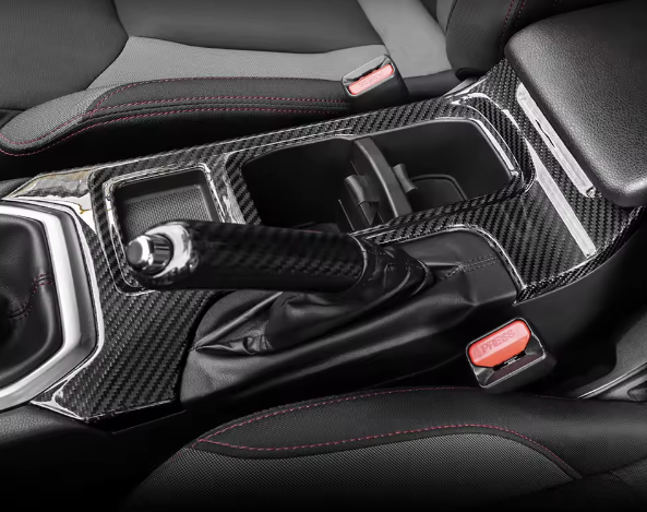 Carbon Fiber Center Cup/Gear Console Panel - Subaru WRX/STI