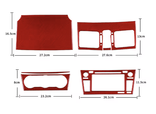 Carbon Fiber Central Climate Control /Radio Cover Trim- Subaru WRX/STI VA