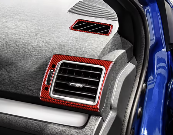 Carbon Fiber AC Outlet Vent Trim Overlay for Subaru WRX (2015-2021)