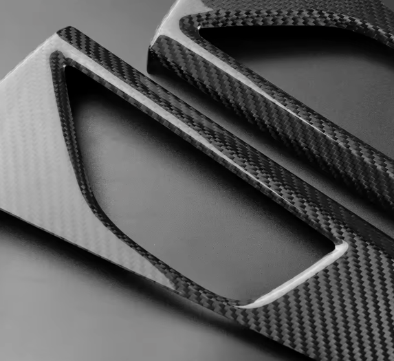 Carbon Fiber Rear Door Handle Cover Interior Trim for Subaru WRX/STI
