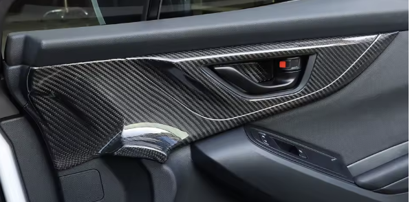 Carbon Fiber Front Door Handle Panel Trim for Subaru WRX/STI
