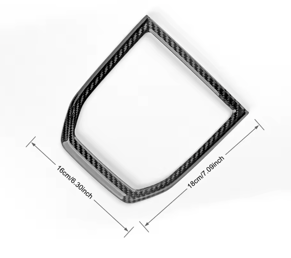 Carbon Fiber Sticker Gear Panel Cover Trim for Subaru WRX/STI