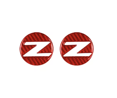 Carbon Fiber Fender Logo Emblem Overlay for Nissan 350Z (Z33)