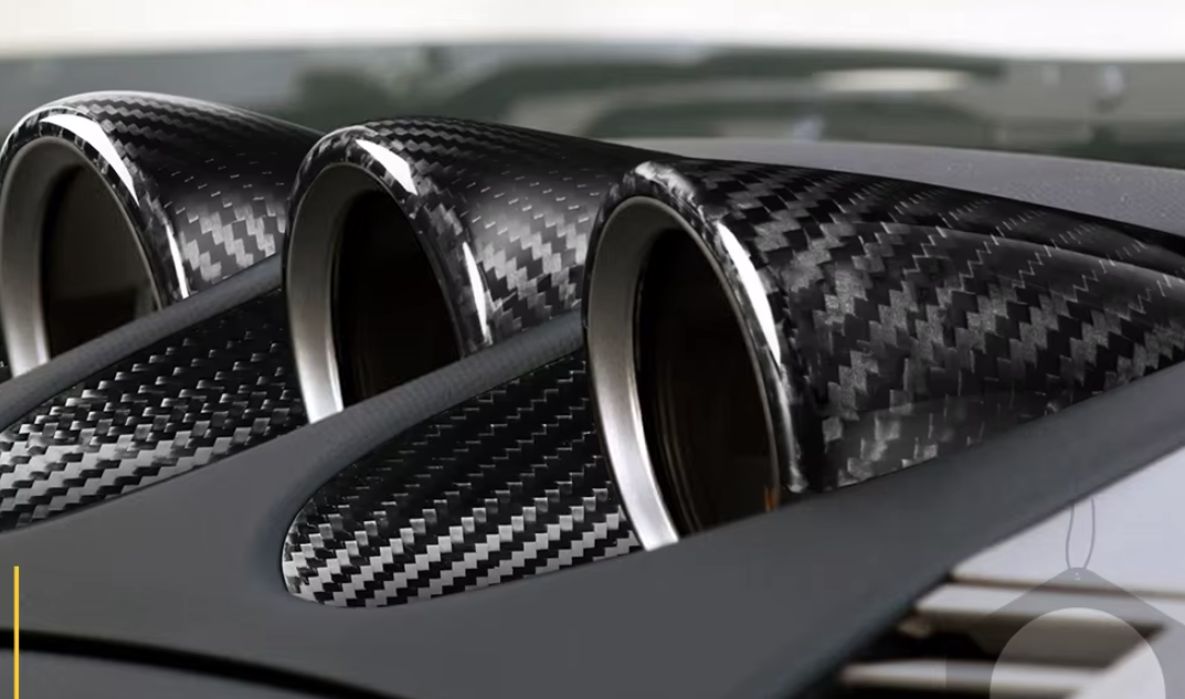 Real Carbon Fiber Interior Gauge Pod Trim Cover for Nissan 350Z (Z33) 2003-2008