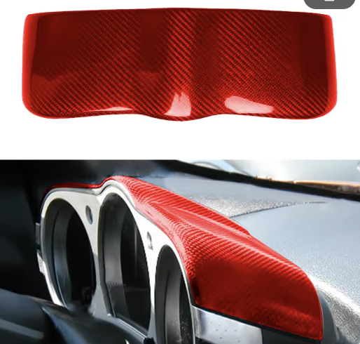 Carbon Fiber Instrument Cluster Dashboard Cover for Nissan 350Z (2003-2008)