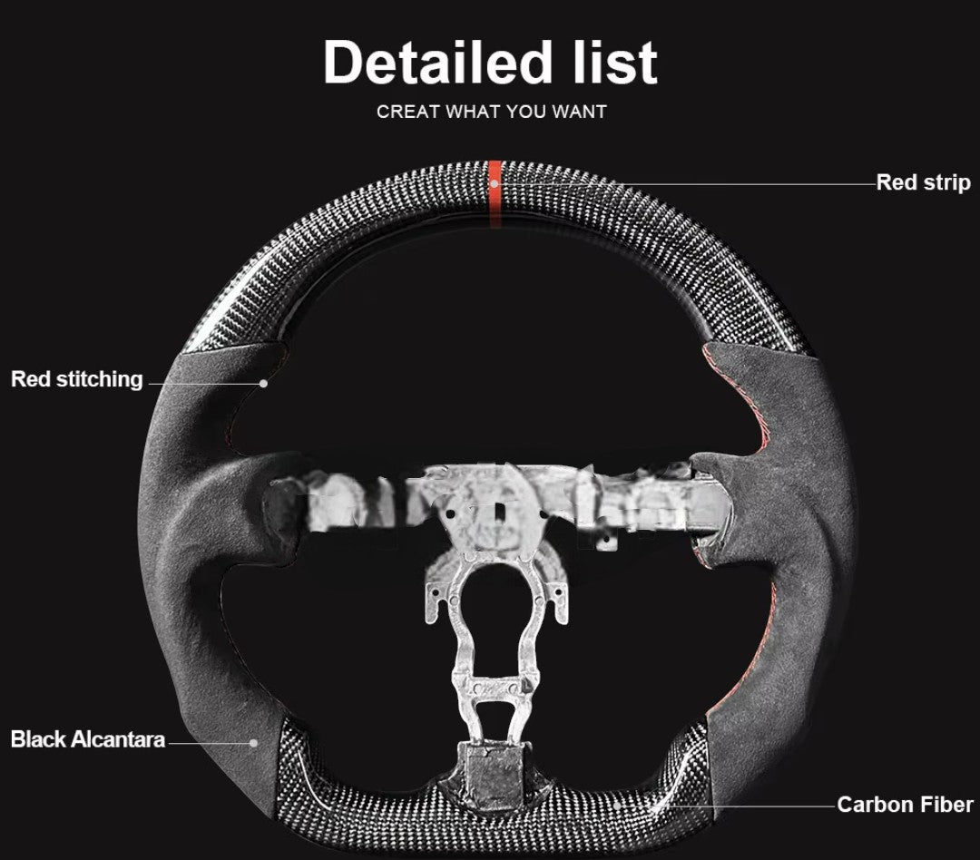 Carbon Fiber Racing Steering Wheel for Infiniti G35/ G37