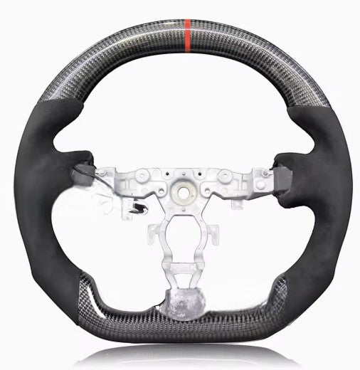 Carbon Fiber Custom Racing Alcantara Steering Wheel for Nissan 370z (2009+)